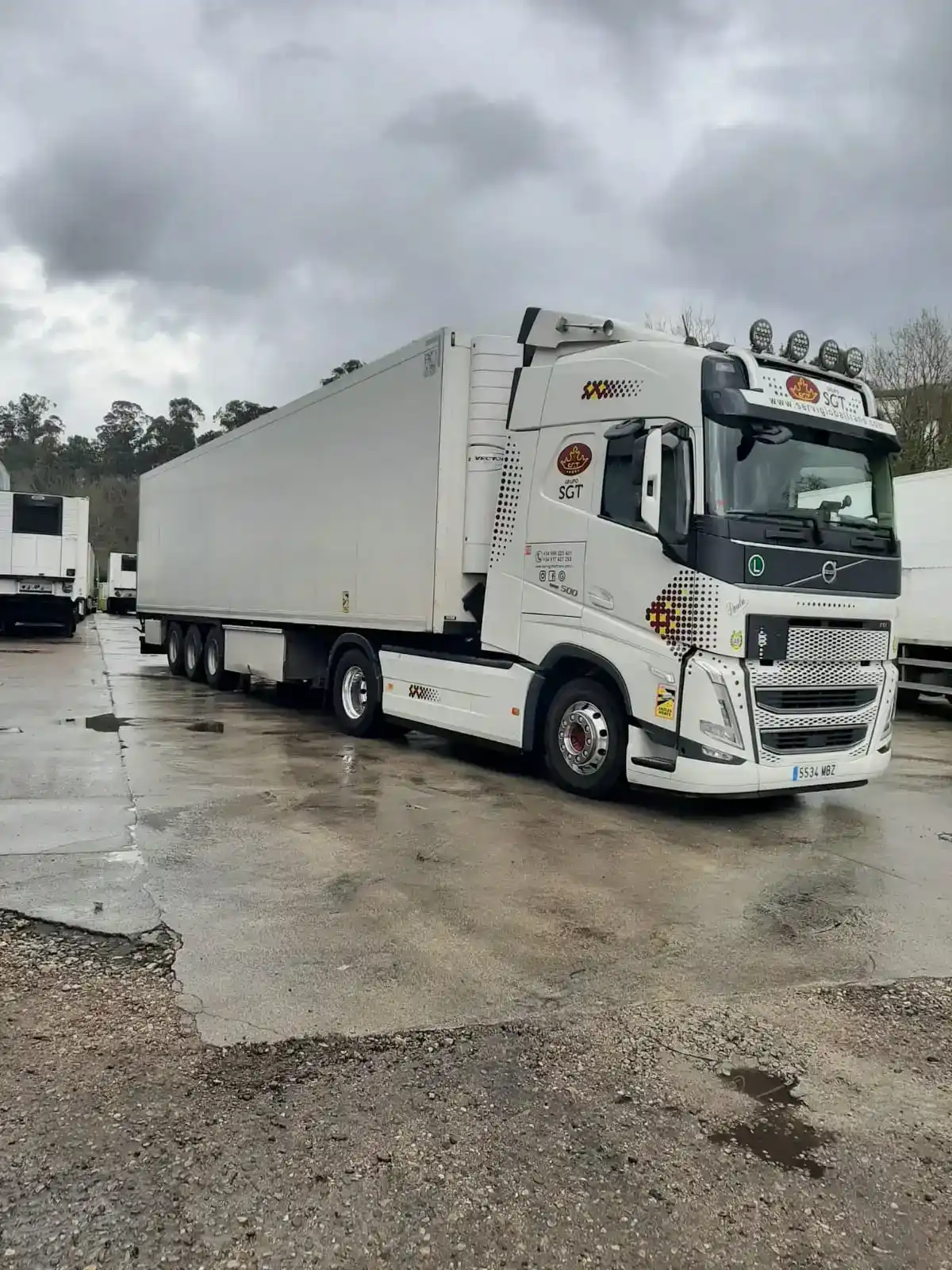 Transporte de contenedores